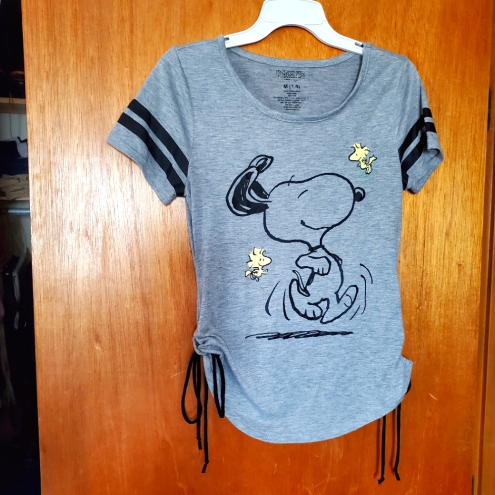 Peanuts Snoopy Woodstock top Juniors size 7-9